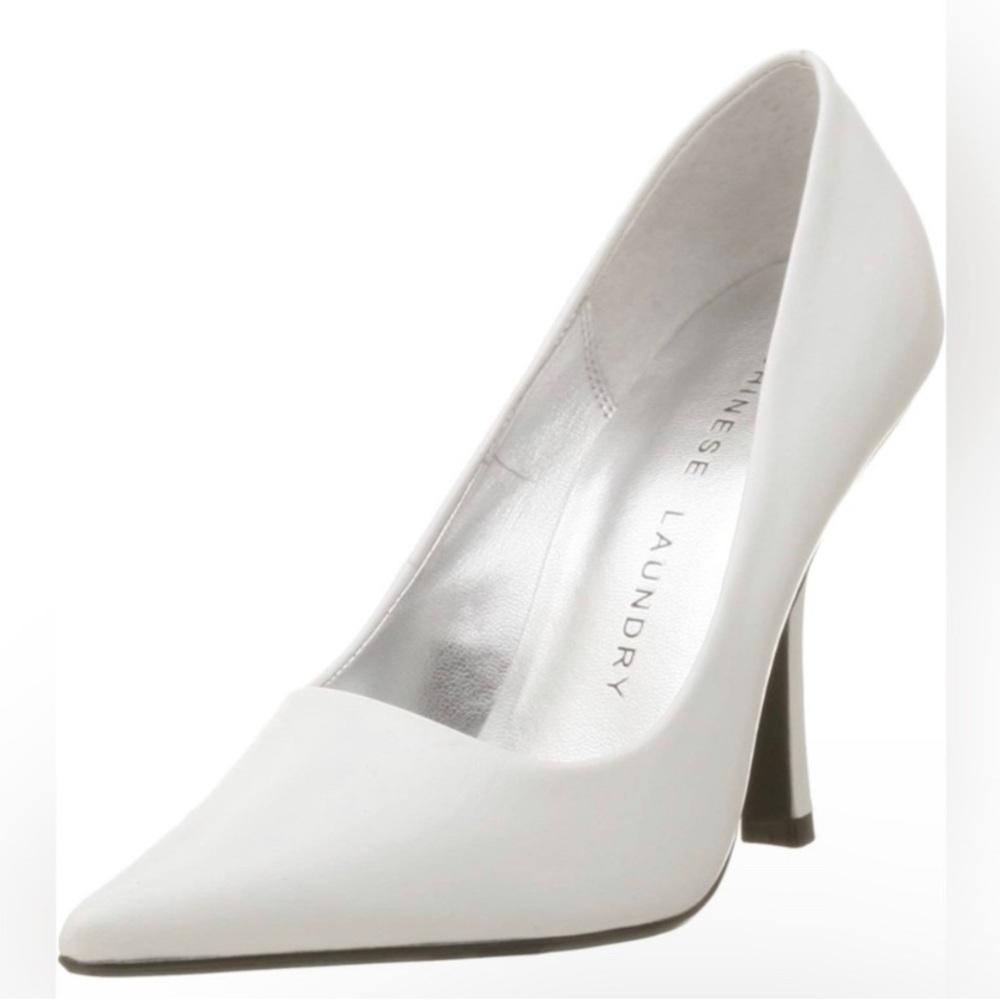 Chinese Laundry Classic White Heels